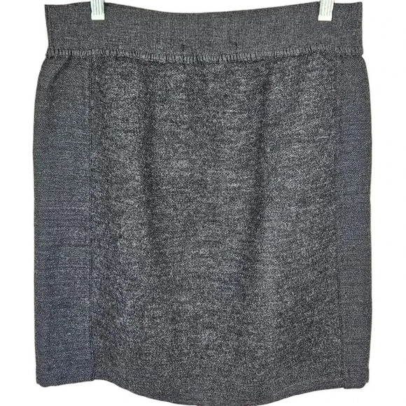 Blue Willis Dark Gray Wool Elastic Skirt Made in Denmark Size Large - Picture 5 of 9